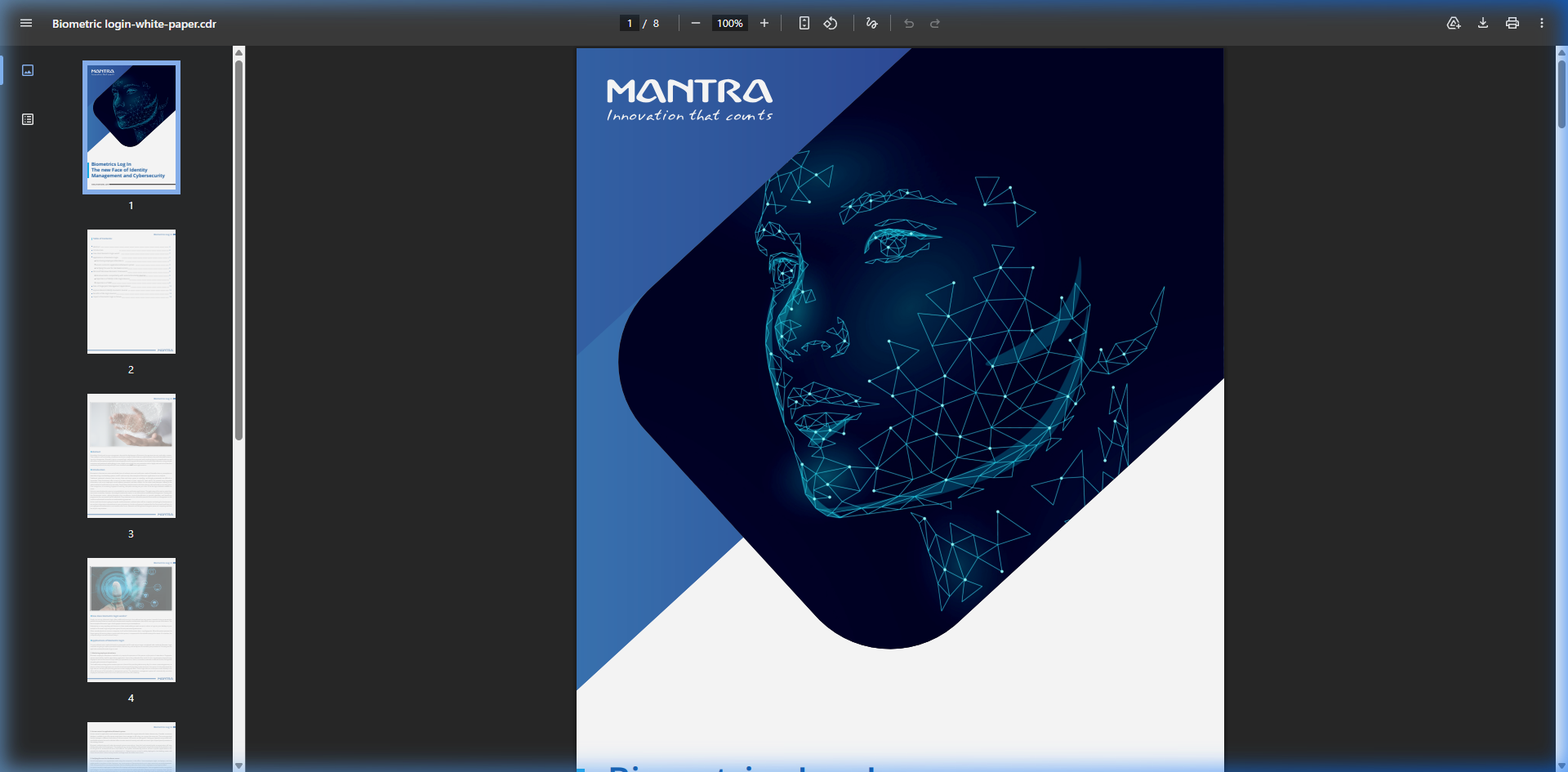 Biometric Login Solutions