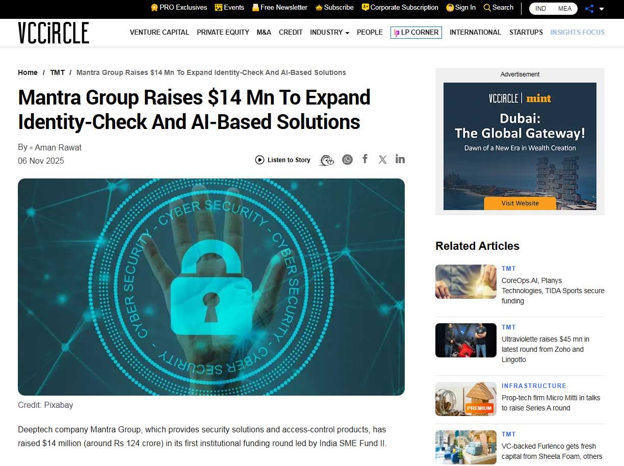 Mantra Group raises $14 mn